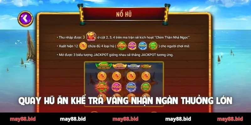 Quay hũ Ăn Khế Trả Vàng nhận ngàn thưởng lớn